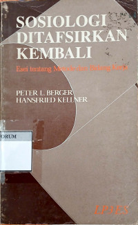 Image of Sosiologi Ditafsirkan Kembali