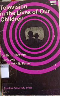 Image of Television In The Lives Of Tour Children