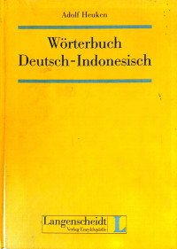 Image of Worterbuch Deutsch-Indonesisch